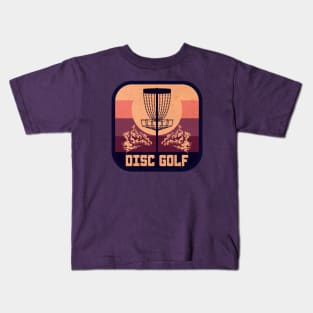 Disc Golf Zone Sign Kids T-Shirt